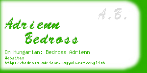 adrienn bedross business card